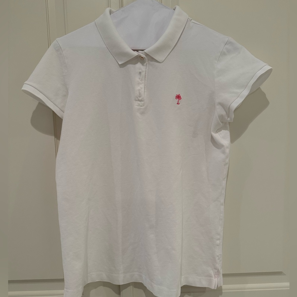 Lilly Pulitzer Island Polo White XL
